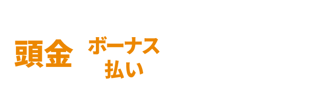 頭金 ボーナス払い 0円