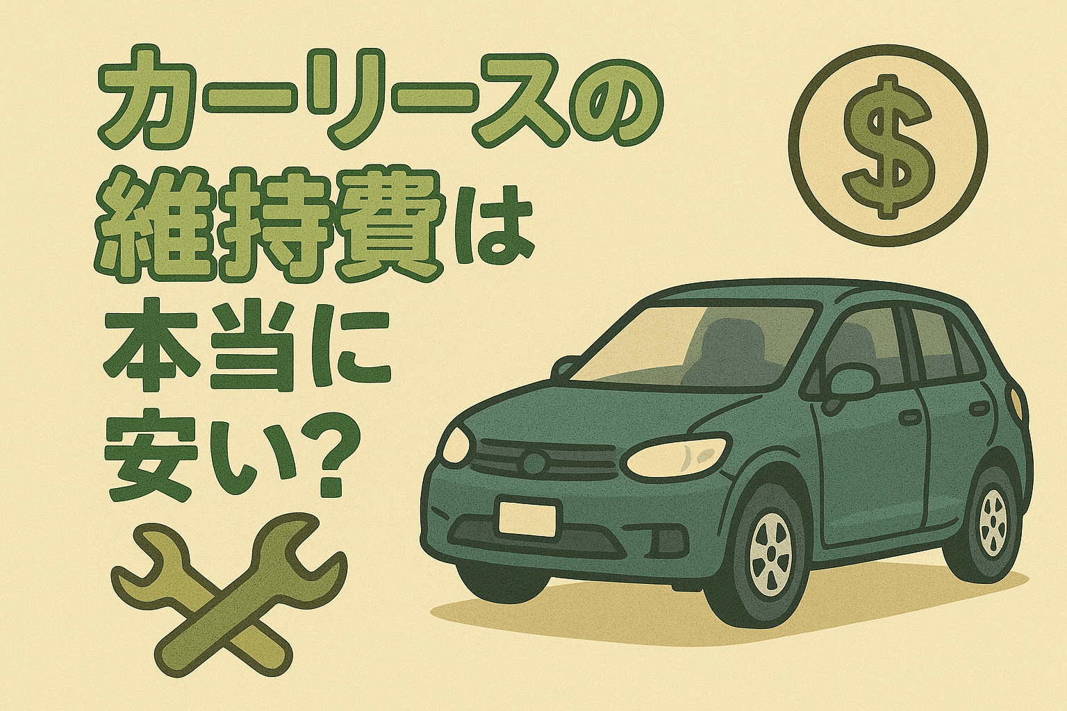 タイトル画像:カーリースの維持費は本当に安い?購入との違いや隠れた費用を徹底解説