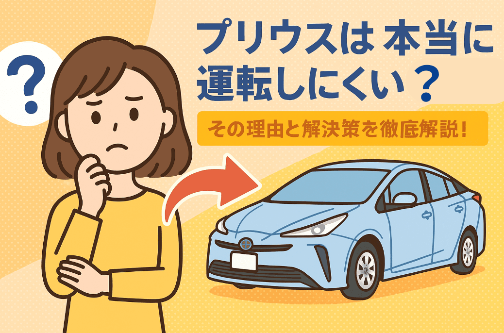 タイトル画像:プリウスは本当に運転しにくい?その理由と解決策を徹底解説!