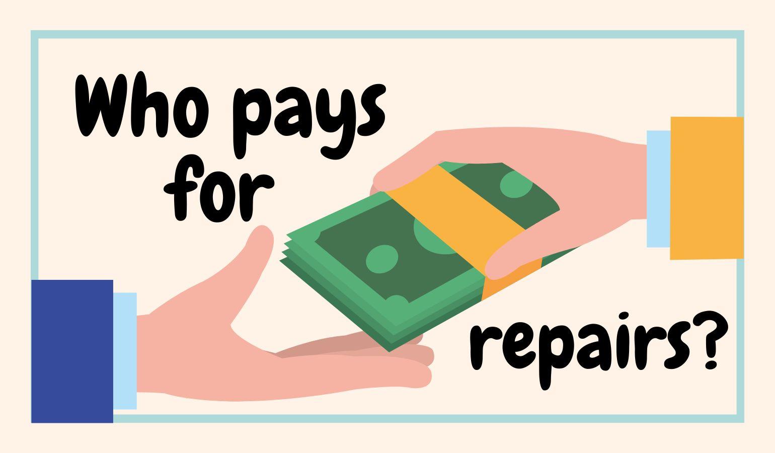 修理代はリース会社が出してくれるの?