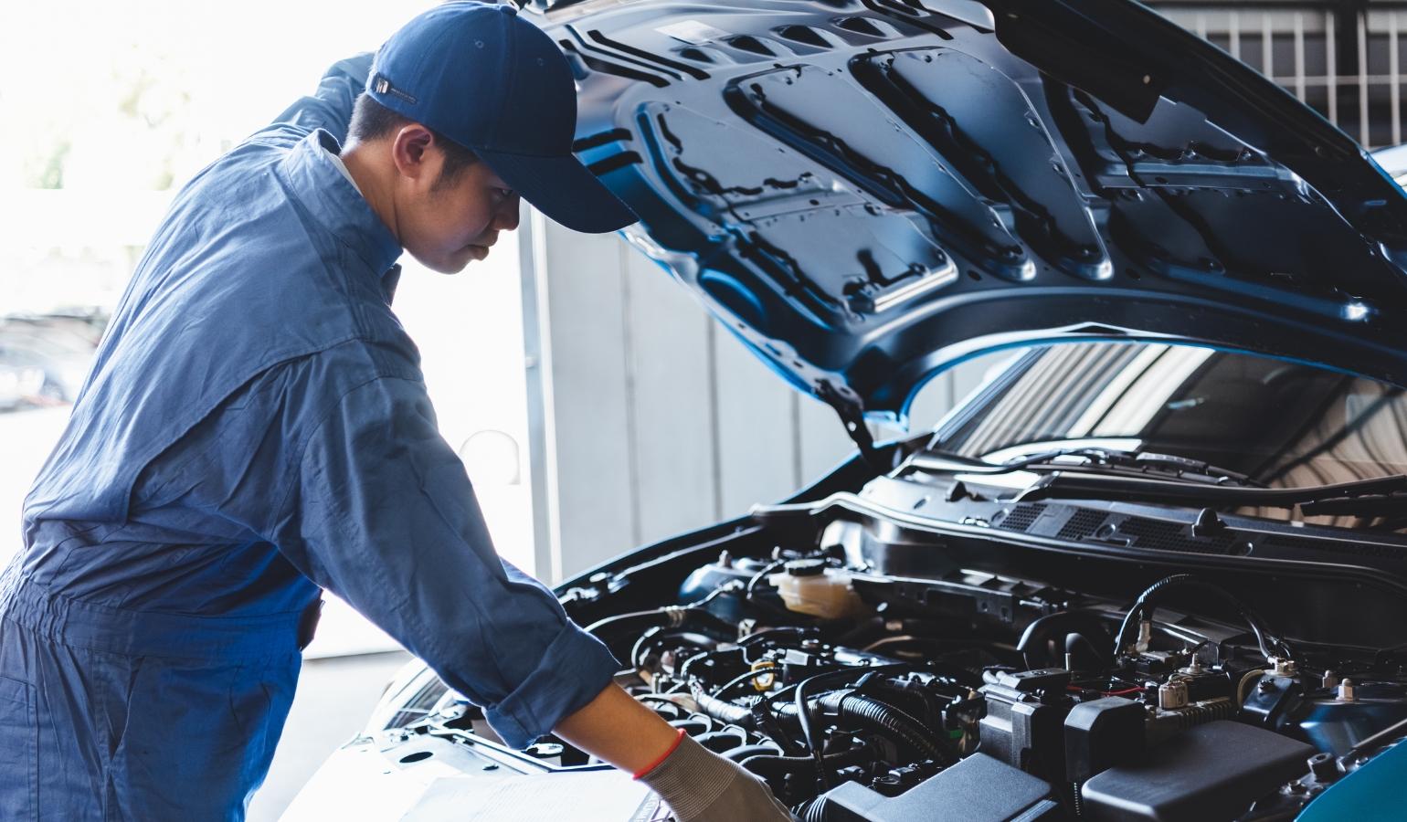 車の点検のイメージ